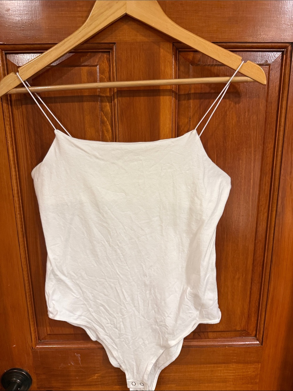 wild fable White Spaghetti-Strap Bodysuit